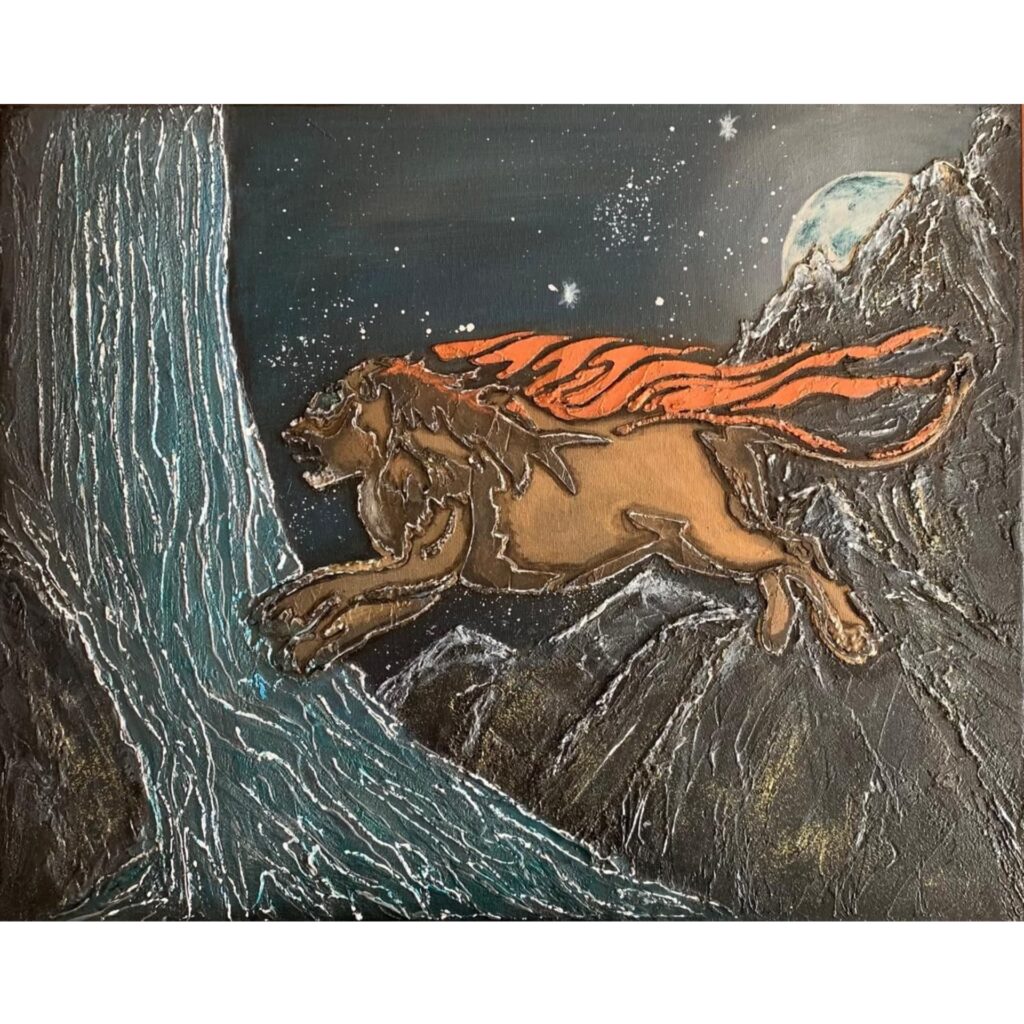 Интерьерная фактурная картина