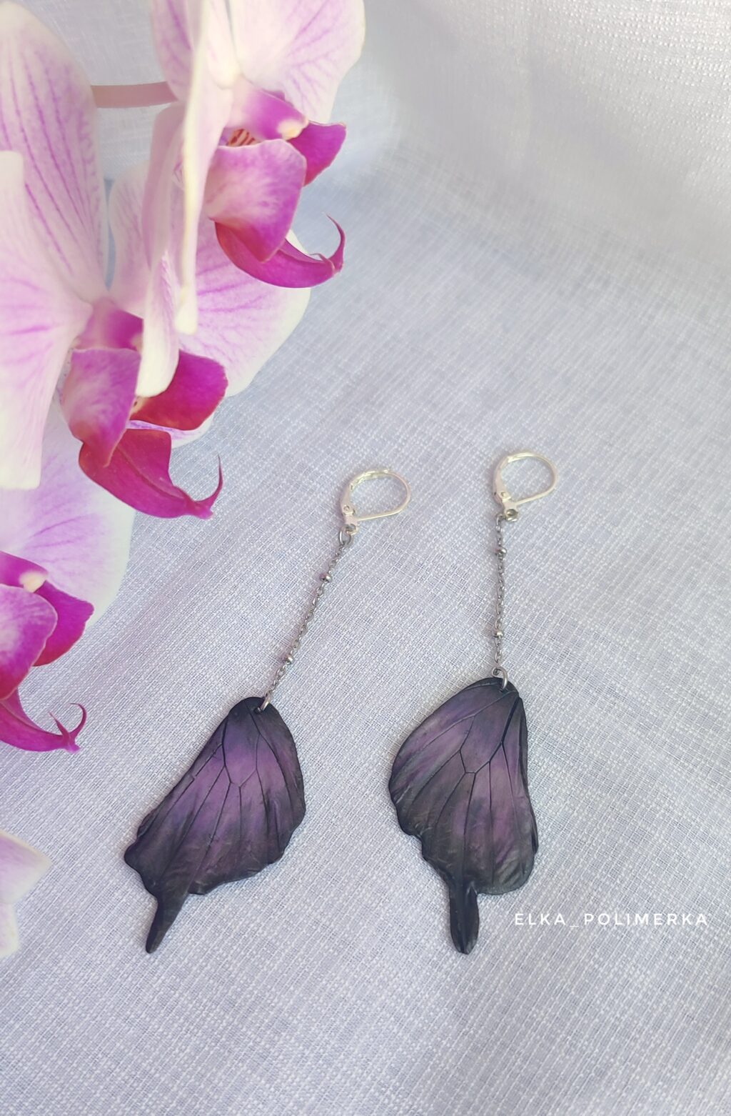 Серьги «Крылышки бабочки»