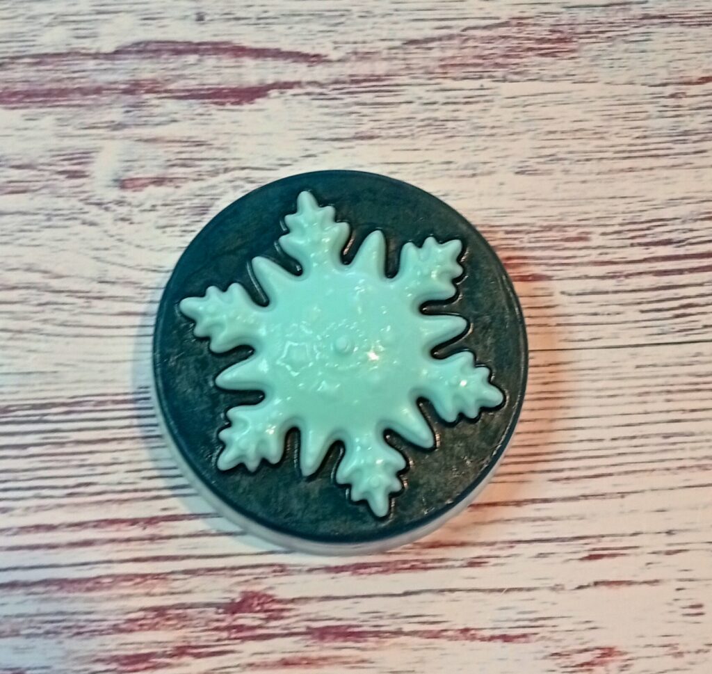 сувенирное мыло «Снежинка большая на круге»