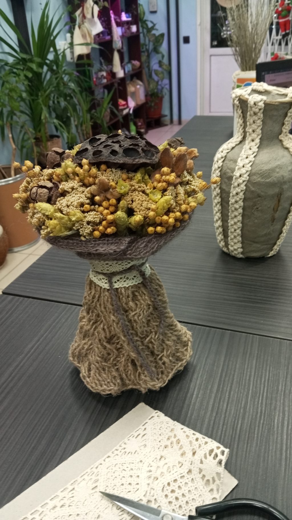 Букеты из сухоцветов «Солнечные»