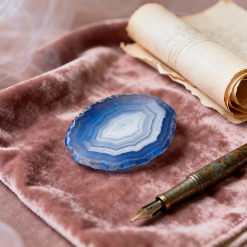 Голубой агат: кому подходит камень спокойствия и ясности