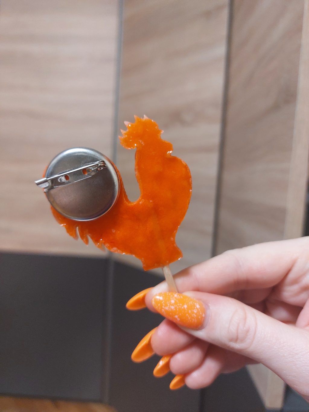 Брошь леденец-петушок