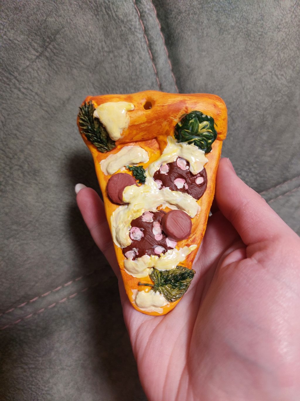 Слайд пиццы подставка для аромапалочки