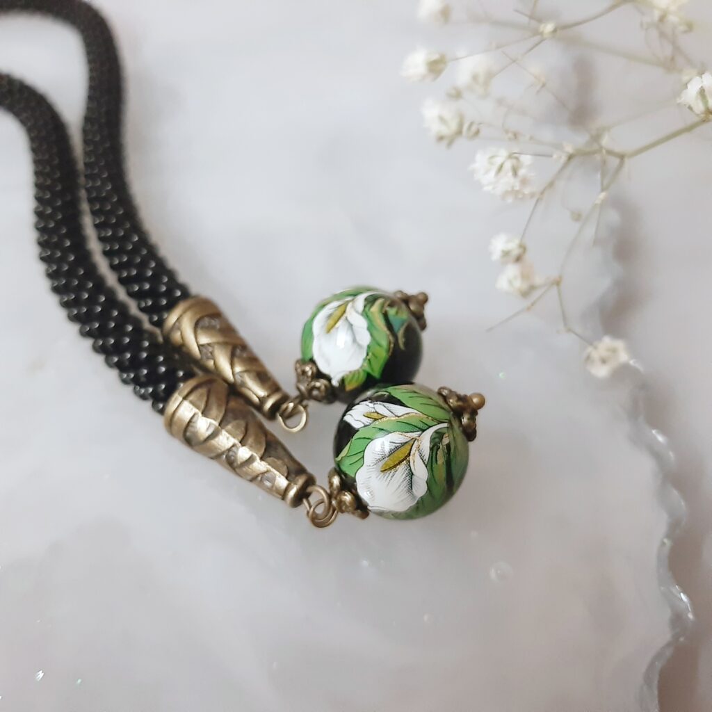 Галстук-боло со змеевиком