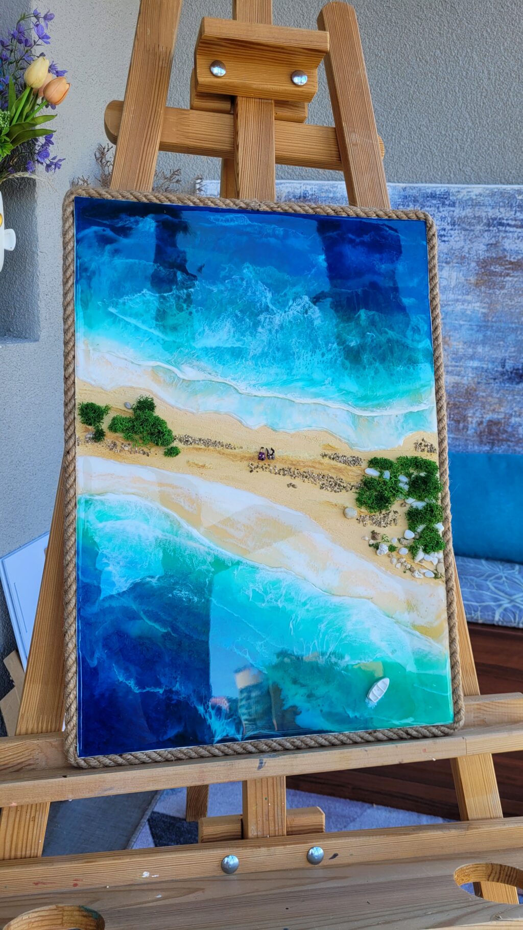 Картина «Малая коса» 50*35см из смолы