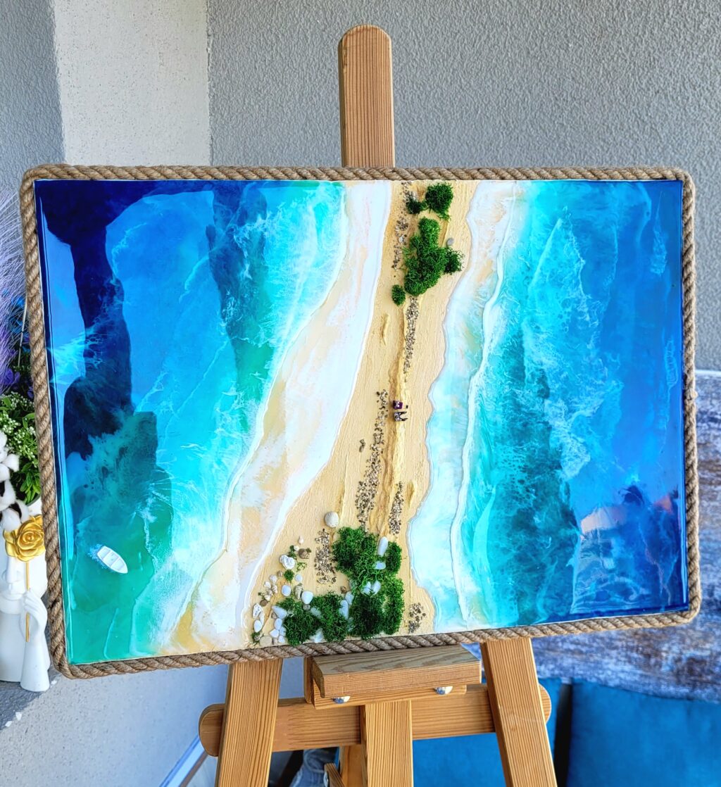 Картина «Малая коса» 50*35см из смолы