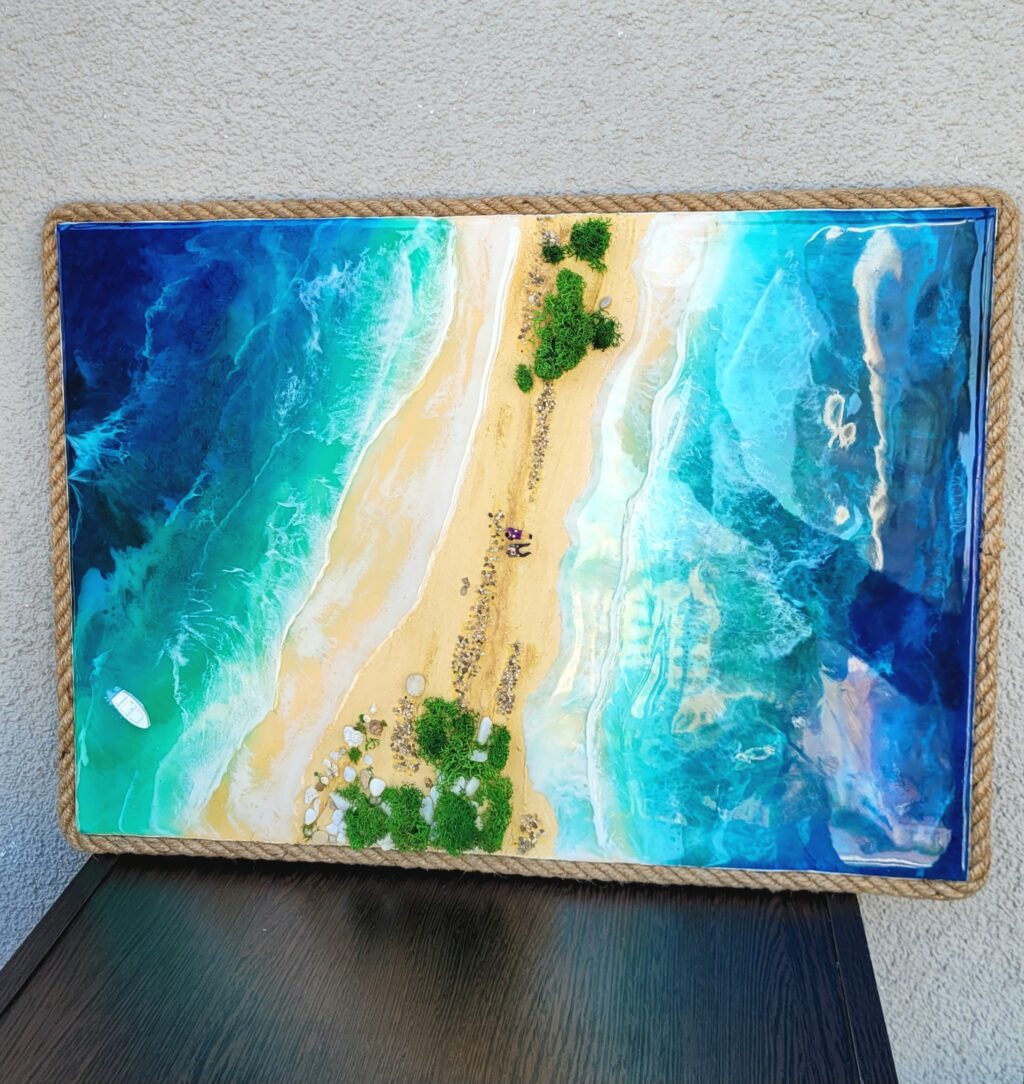 Картина «Малая коса» 50*35см из смолы