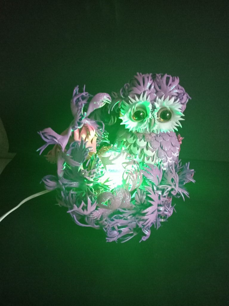 Светильник «Совушка в гнезде»