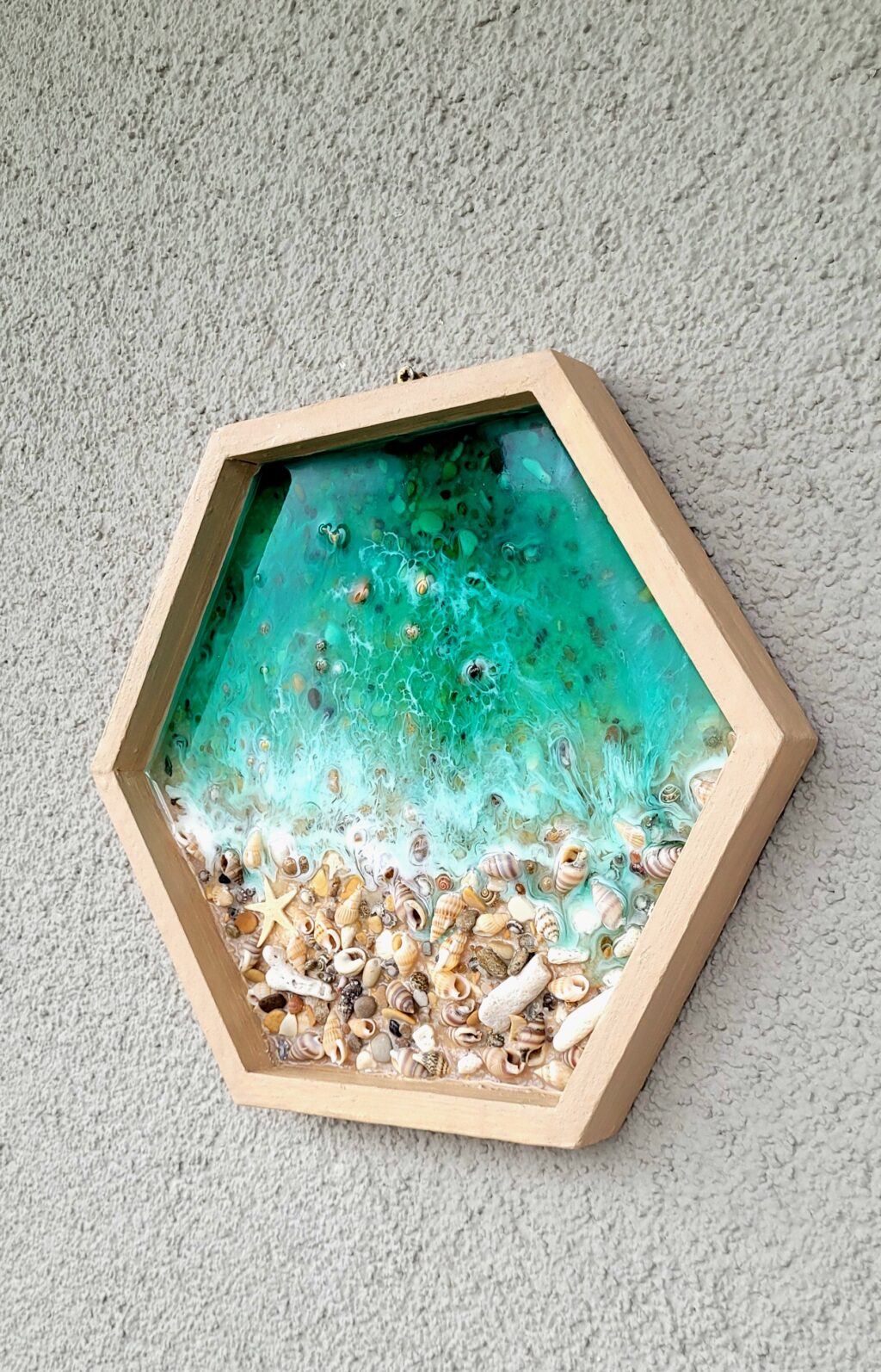 Картина «Берег моря» 25*22см из смолы