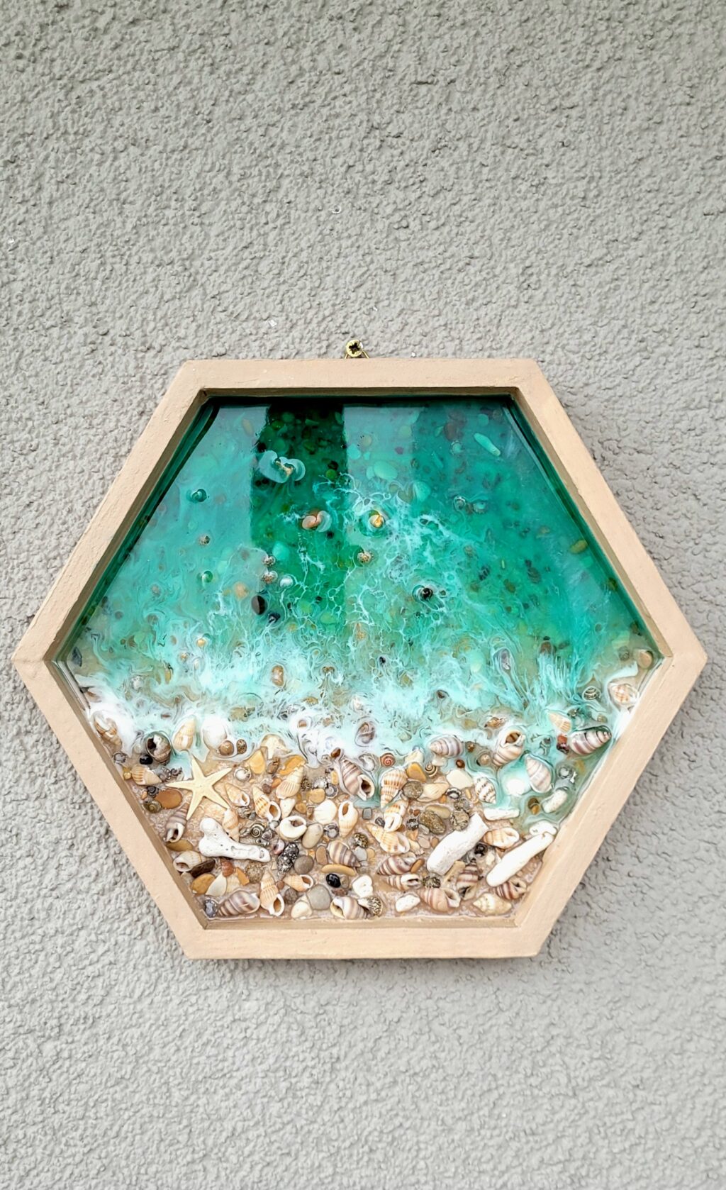 Картина «Берег моря» 25*22см из смолы