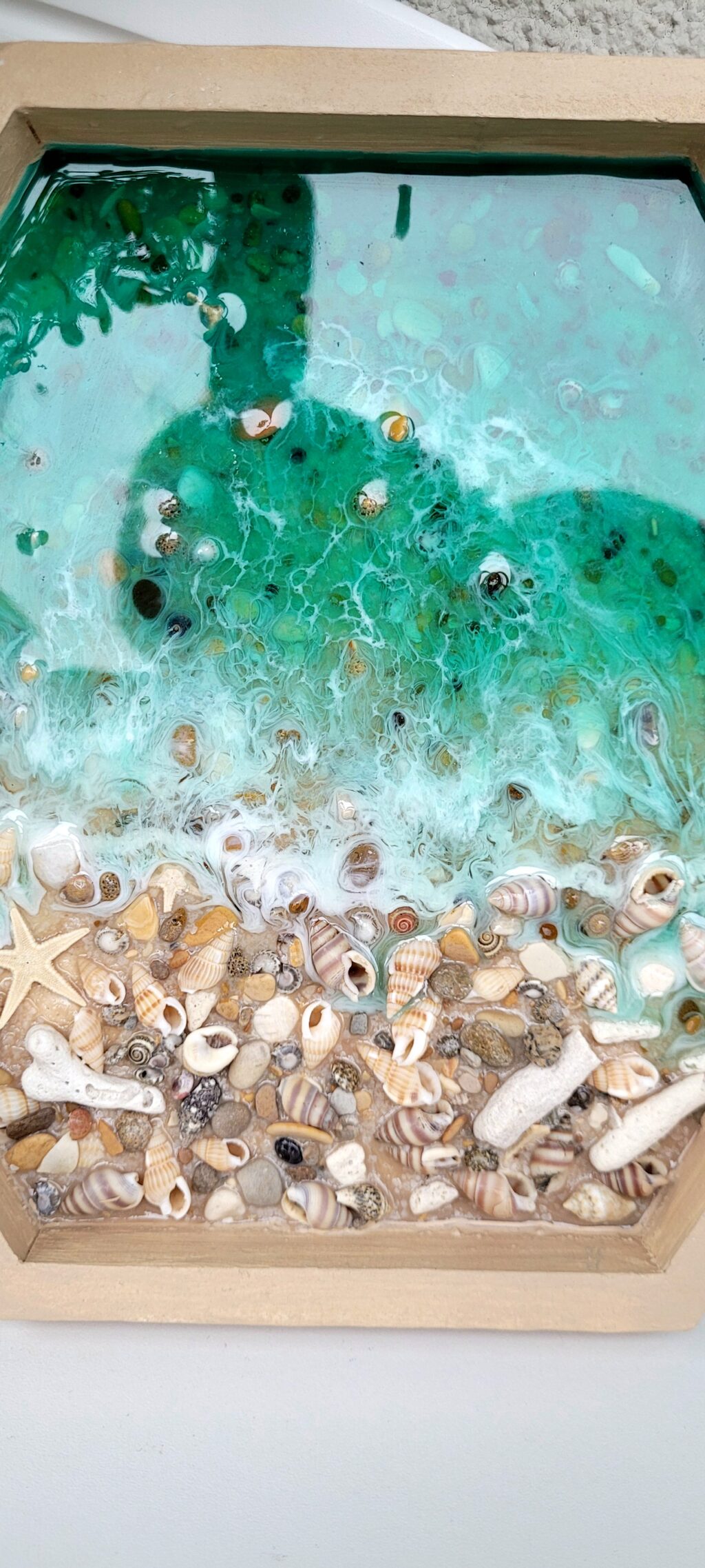 Картина «Берег моря» 25*22см из смолы