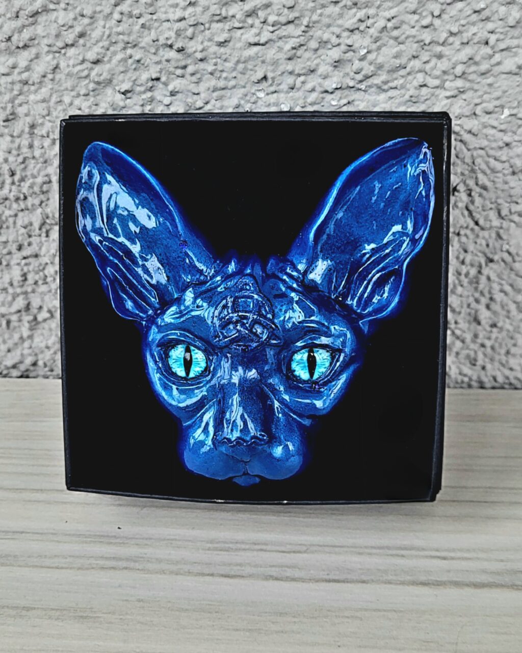 Магнит Кот Сфинкс из смолы