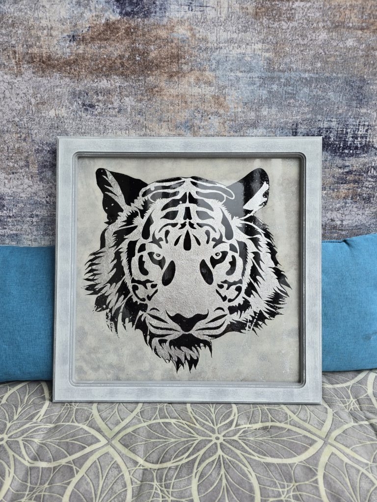 Картина «Тигр» из смолы 50*50см