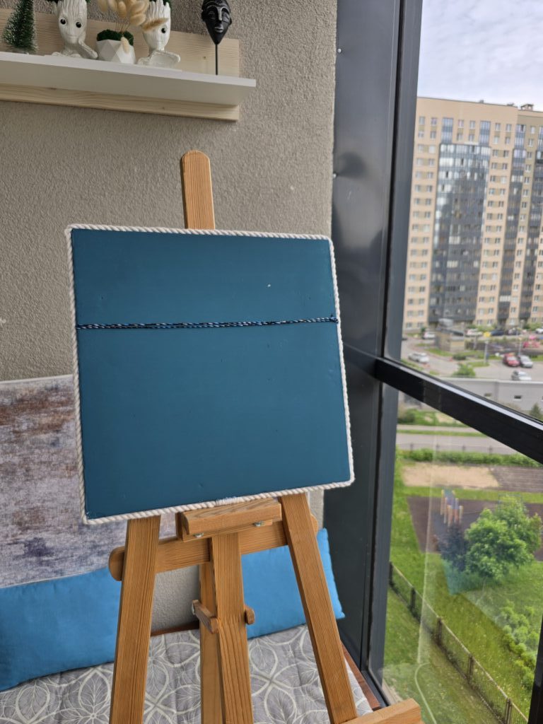 Картина «Танец волн» 35×35см