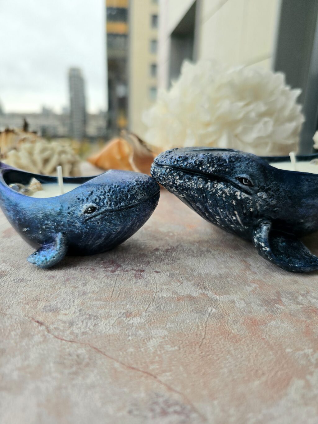 Свеча Малый кит интерьерная