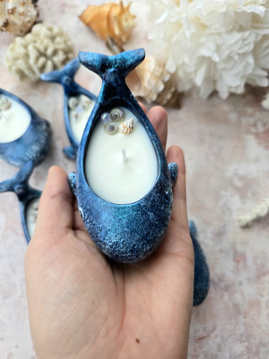 Свеча Малый кит интерьерная