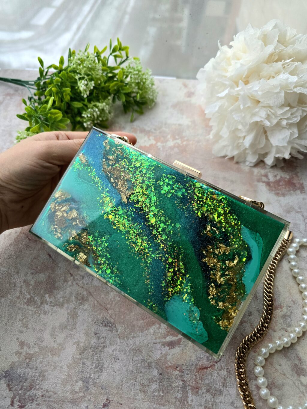 Клатч Магия изумрудного