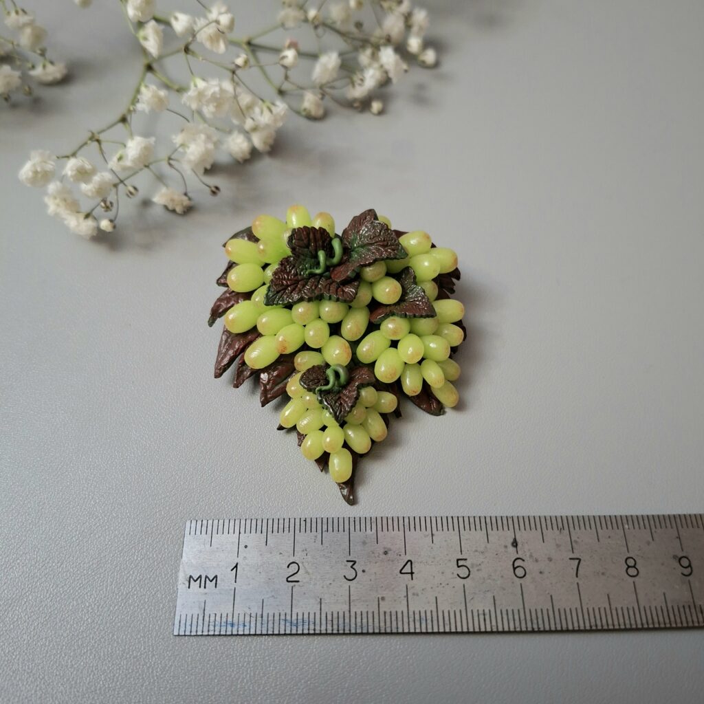Брошь-булавка Гроздь винограда