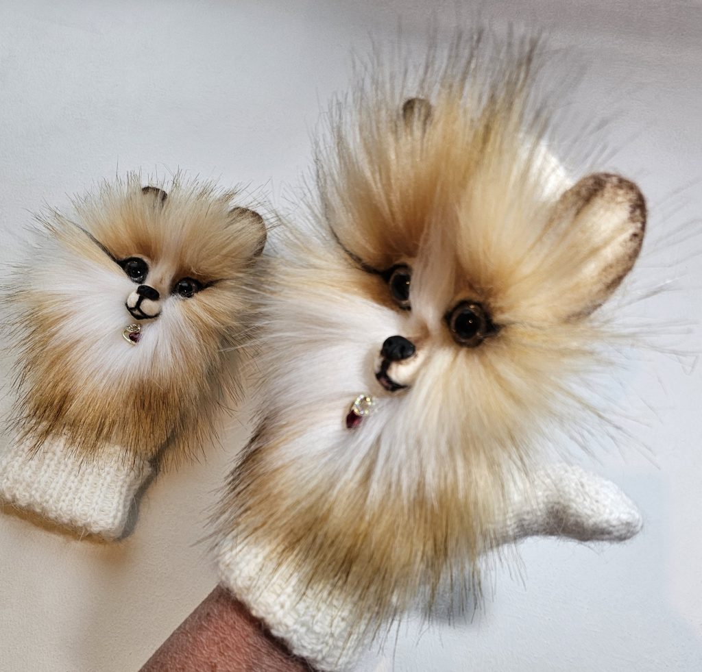 Варежки: Звероварежки Рыжуля