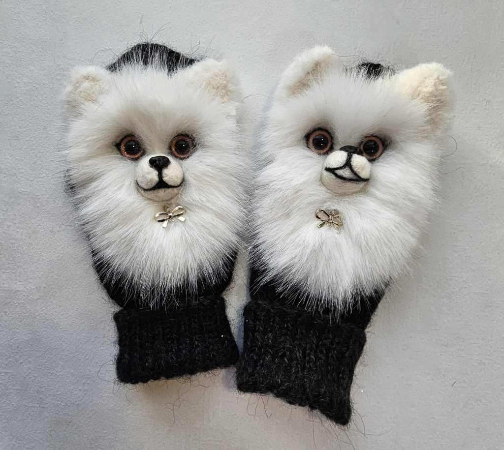 Варежки : Звероварежки Собака Дружок