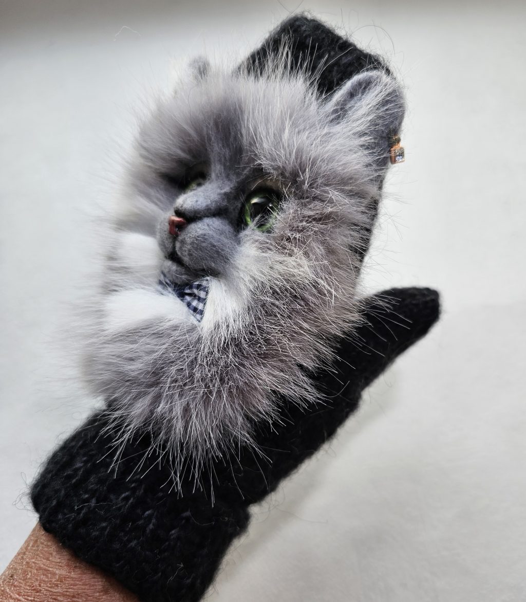 Варежки: Звероварежки Кот Мурзик