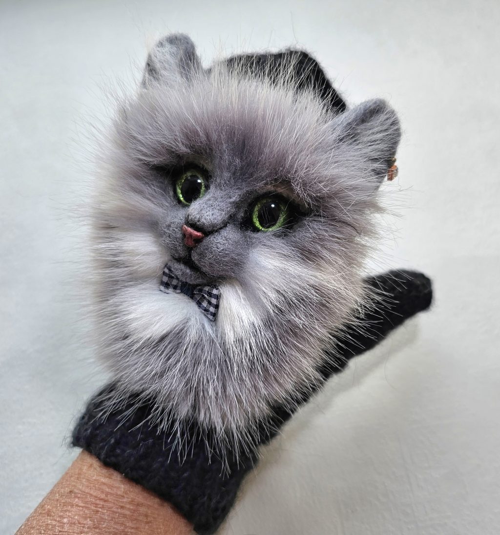 Варежки: Звероварежки Кот Мурзик