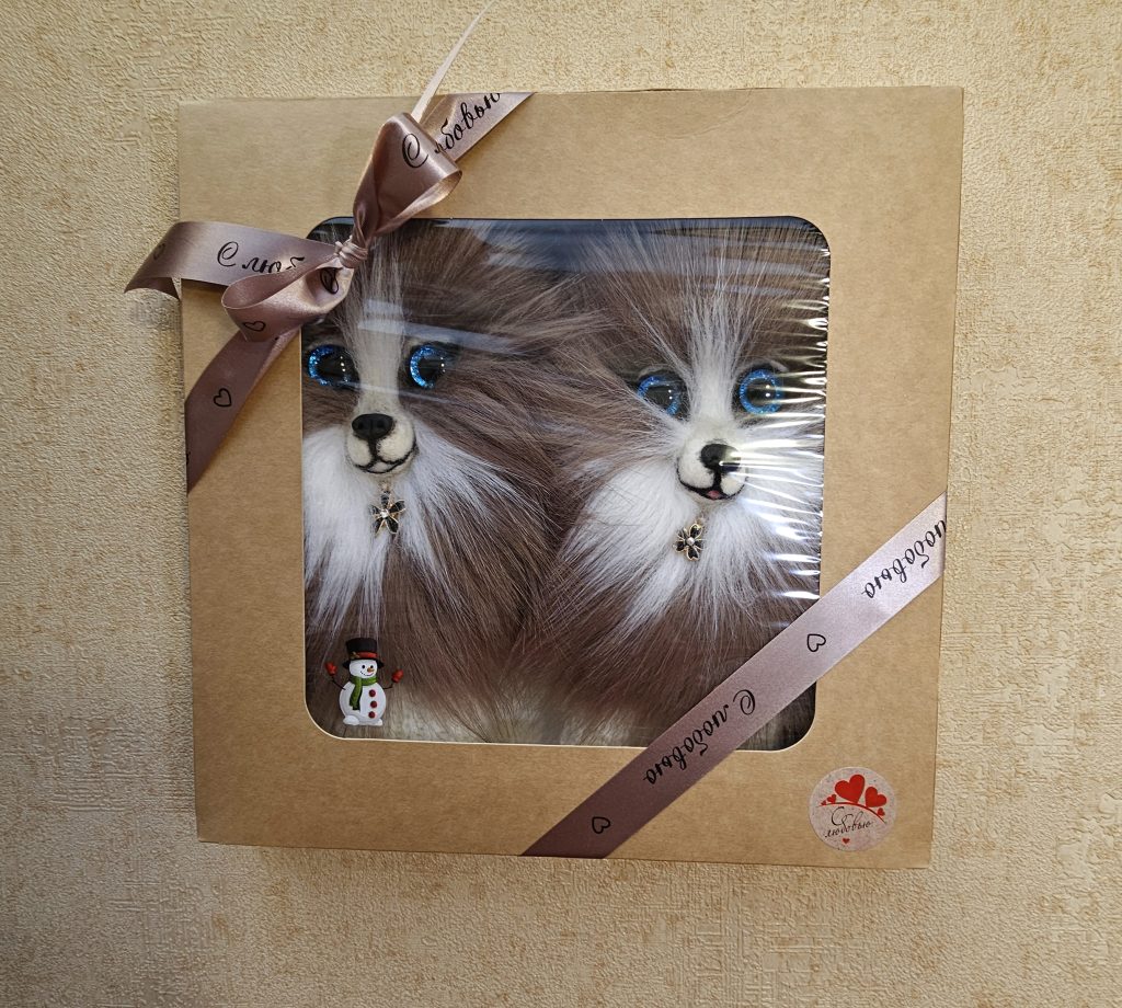 Варежки Звероварежки Собака Джулия