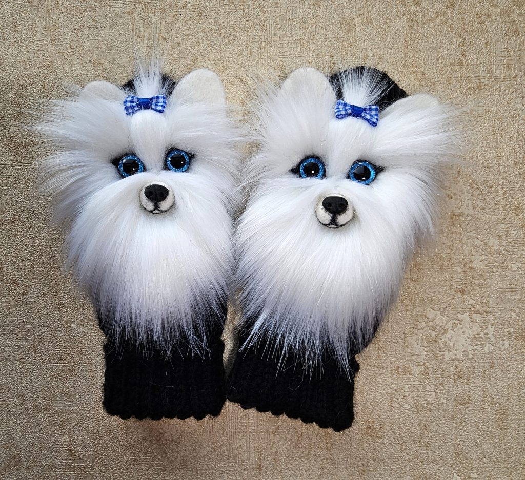 Варежки — Звероварежки Собака Снежок