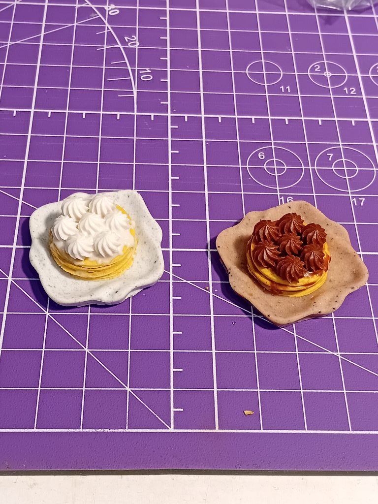 Миниатюра блины, блинный торт для Барби, еда для кукол