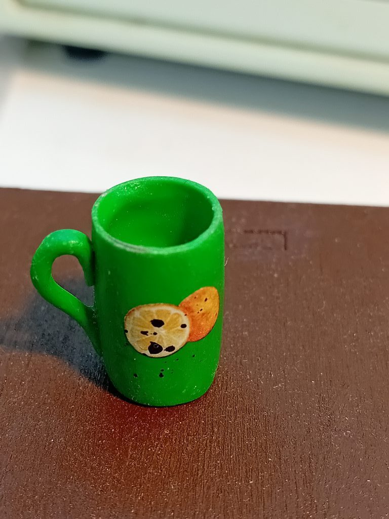 Кружка для кукол, миниатюра