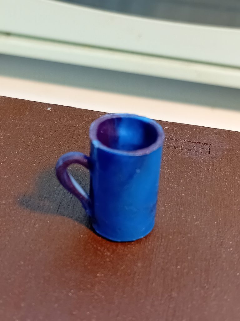 Кружка для кукол, миниатюра