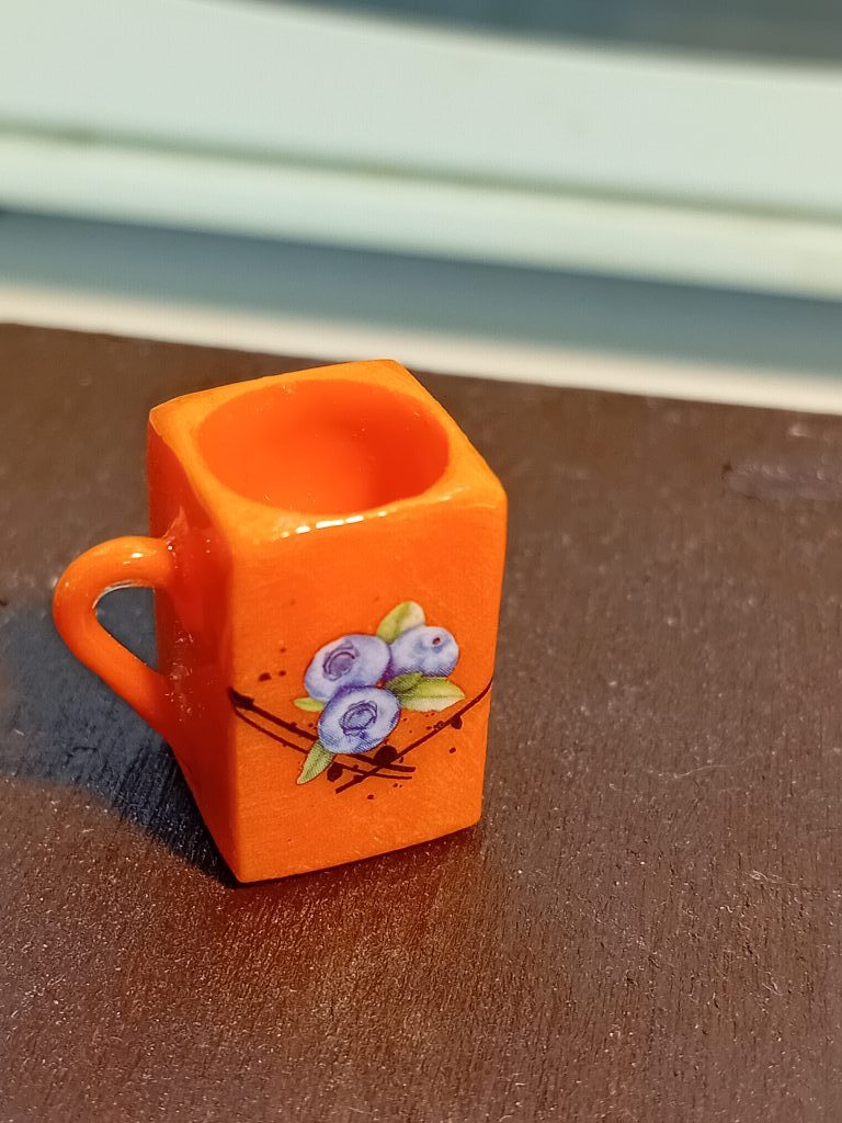 Кружка для кукол, миниатюра