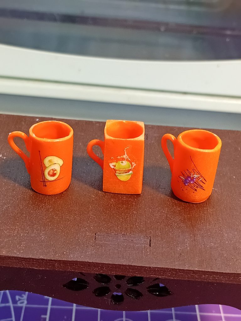 Кружка для кукол, миниатюра