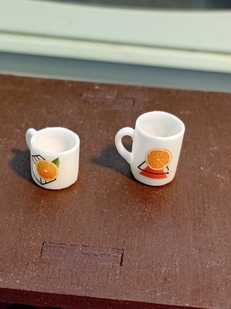 Кружка для кукол, миниатюра