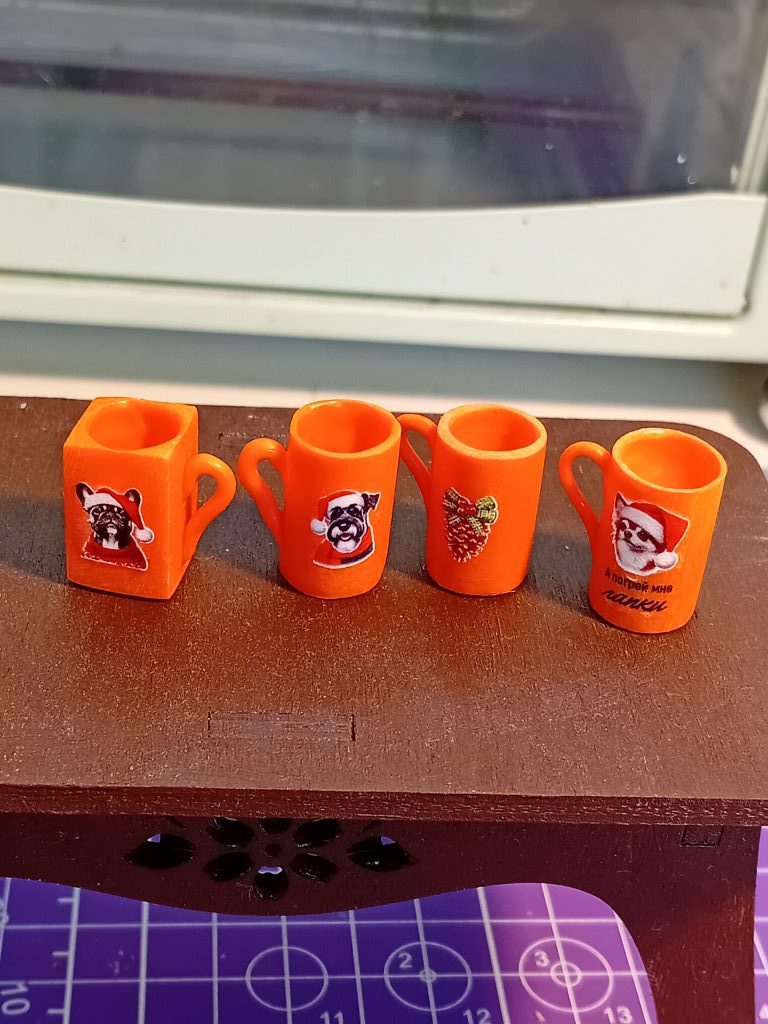 Кружка для кукол, миниатюра