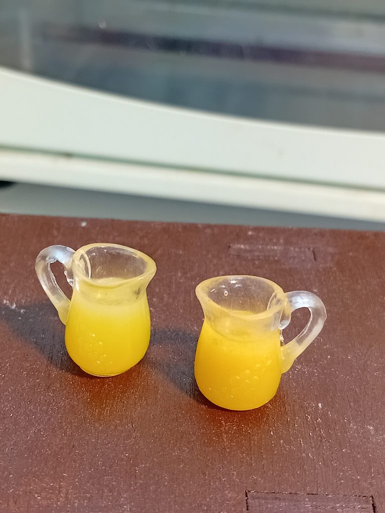 Миниатюра кувшин с напитками, еда для кукол