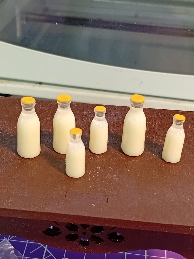 Миниатюра молоко топлёное, еда для кукол