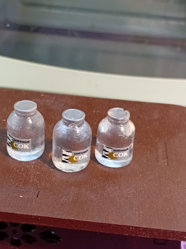 Миниатюра, баночка с соком для кукол, еда для кукол