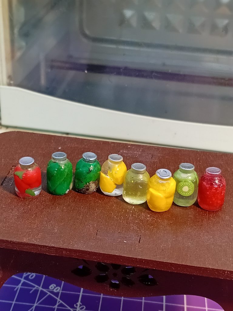 Миниатюра, баночка с соком для кукол, еда для кукол