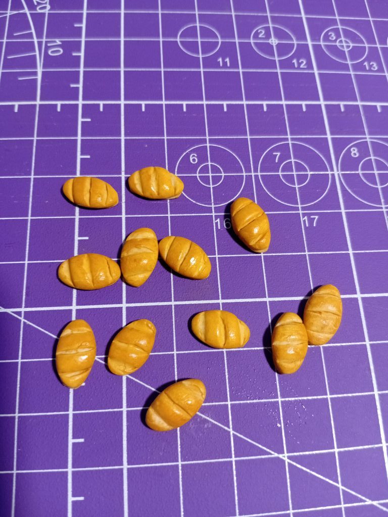 Булочки, еда для кукол, миниатюра