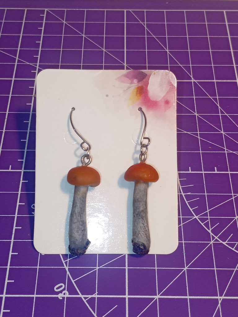 Серьги грибы Подосиновики