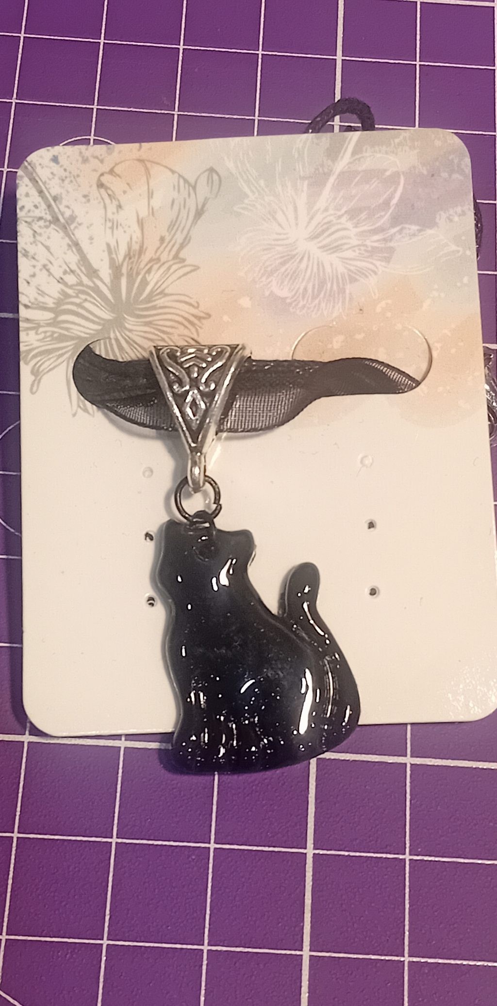 Кулон «Чёрный кот»