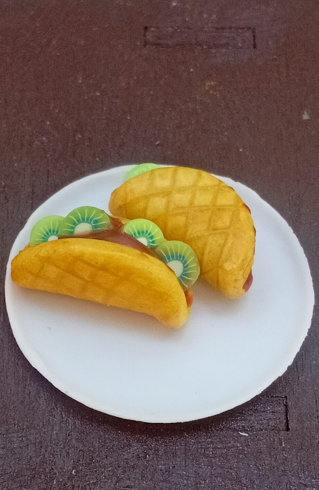 Еда для кукол, вафли с начинками