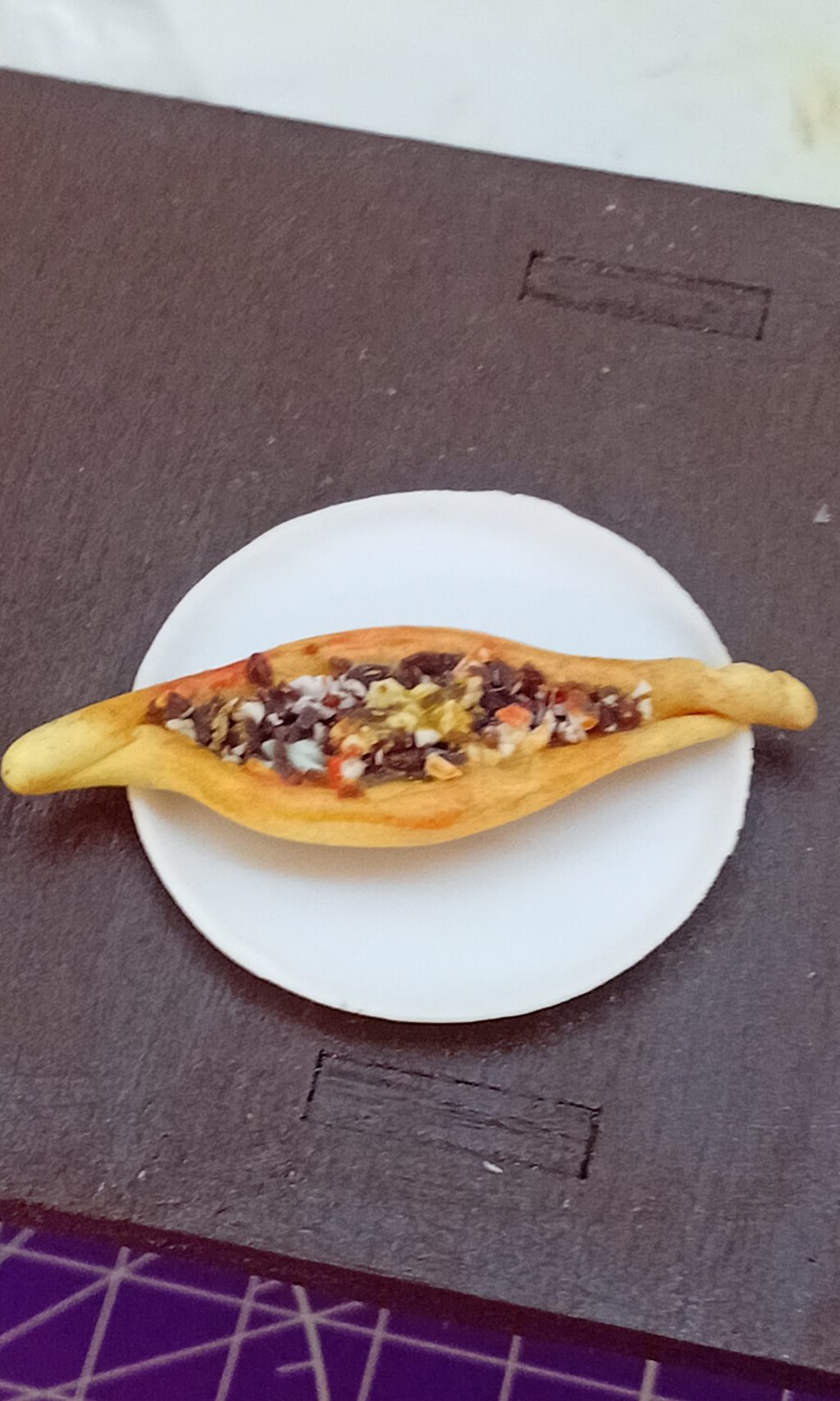 Еда для кукол, пицца