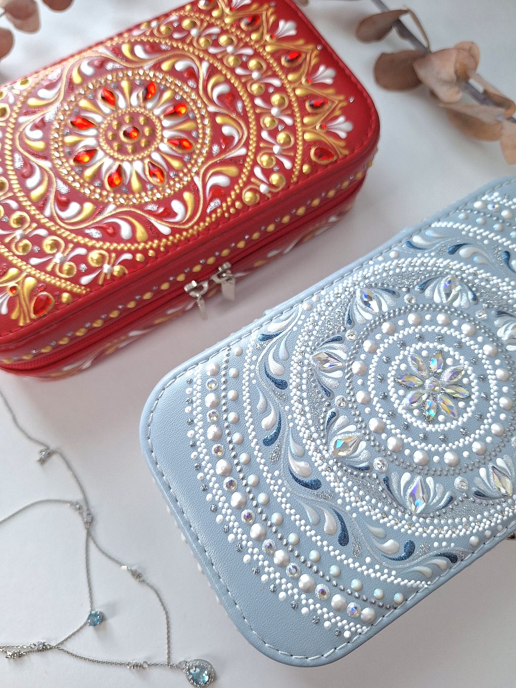 Шкатулка для украшений «Огненная»