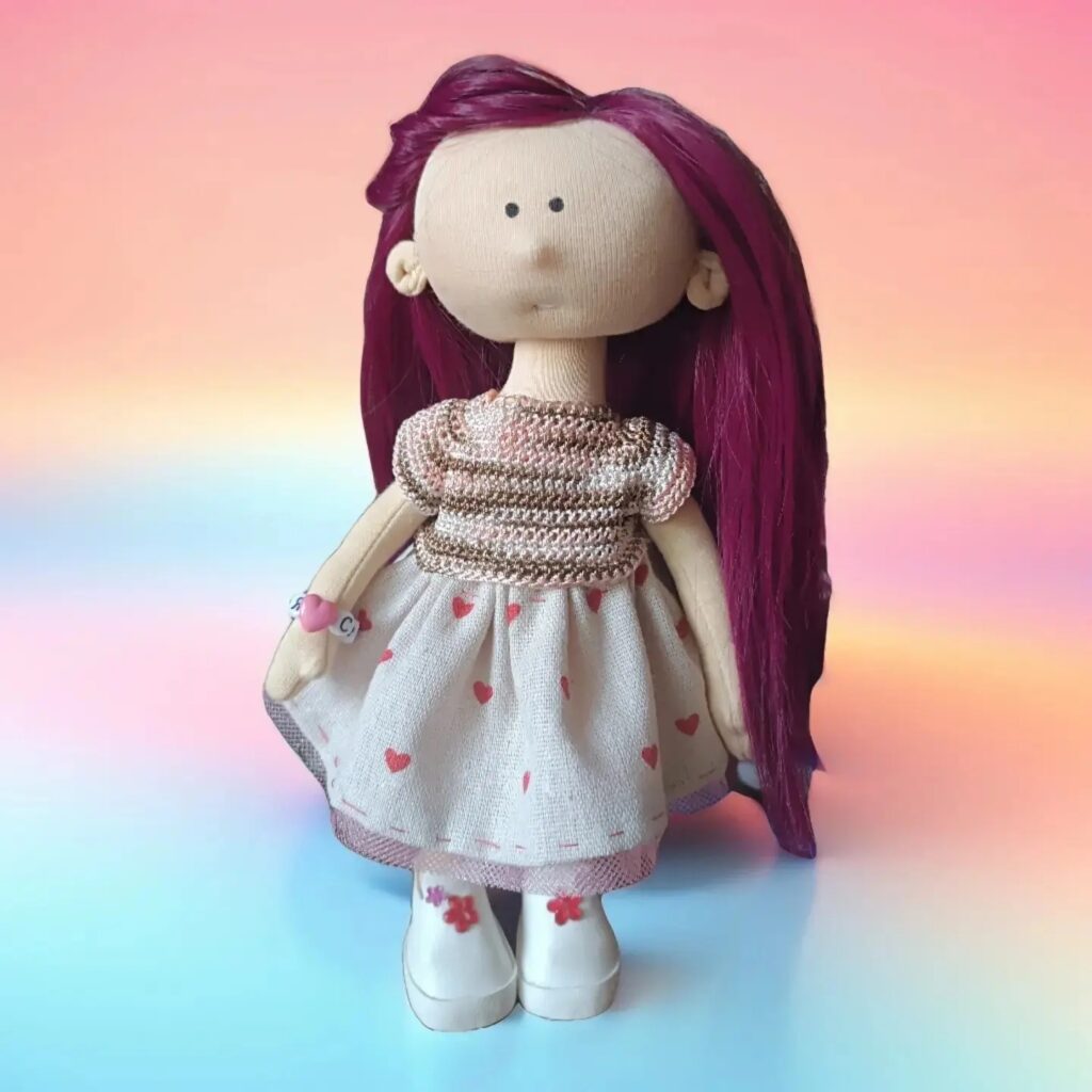 Кукла текстильная