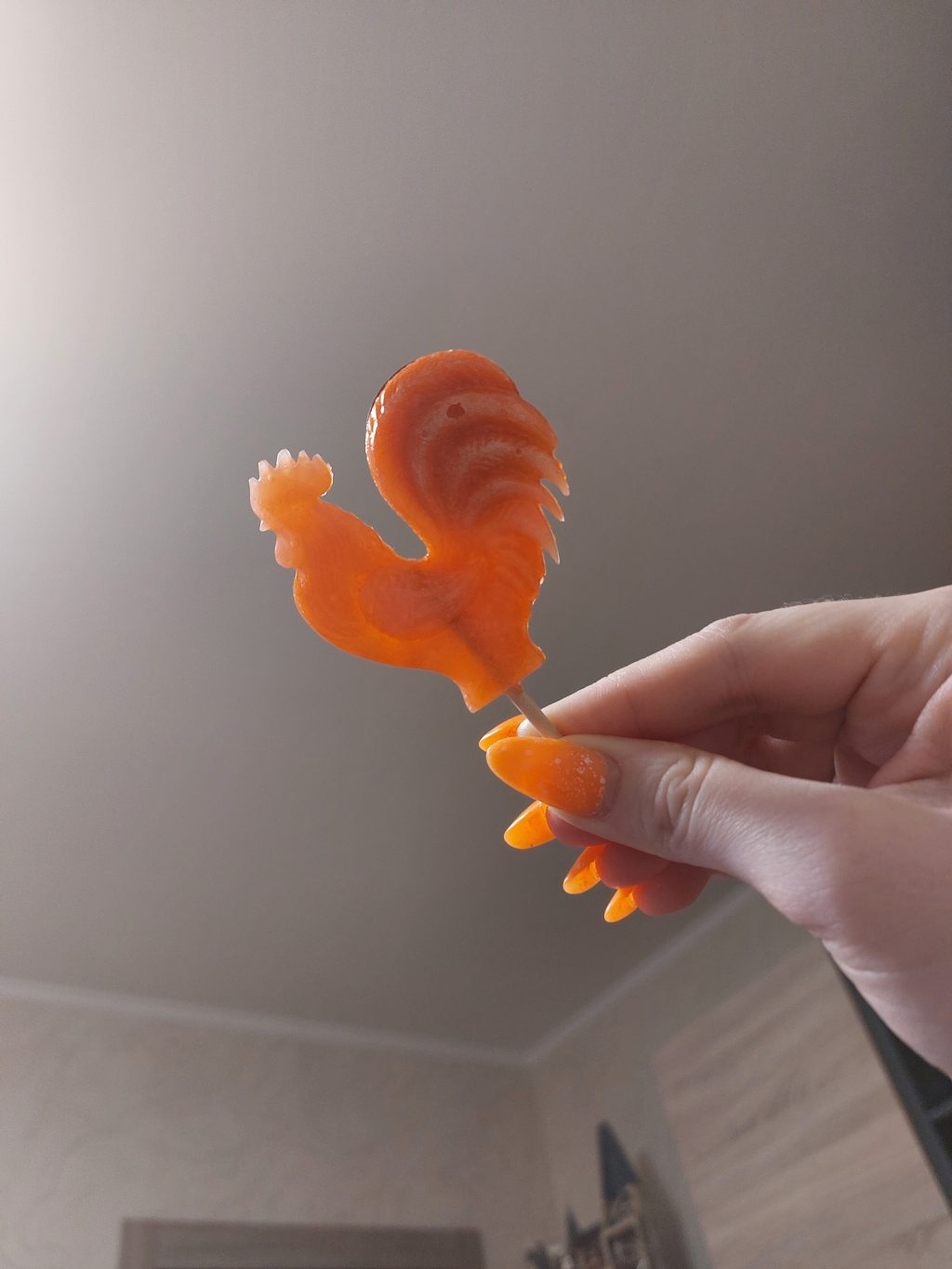 Брошь леденец-петушок