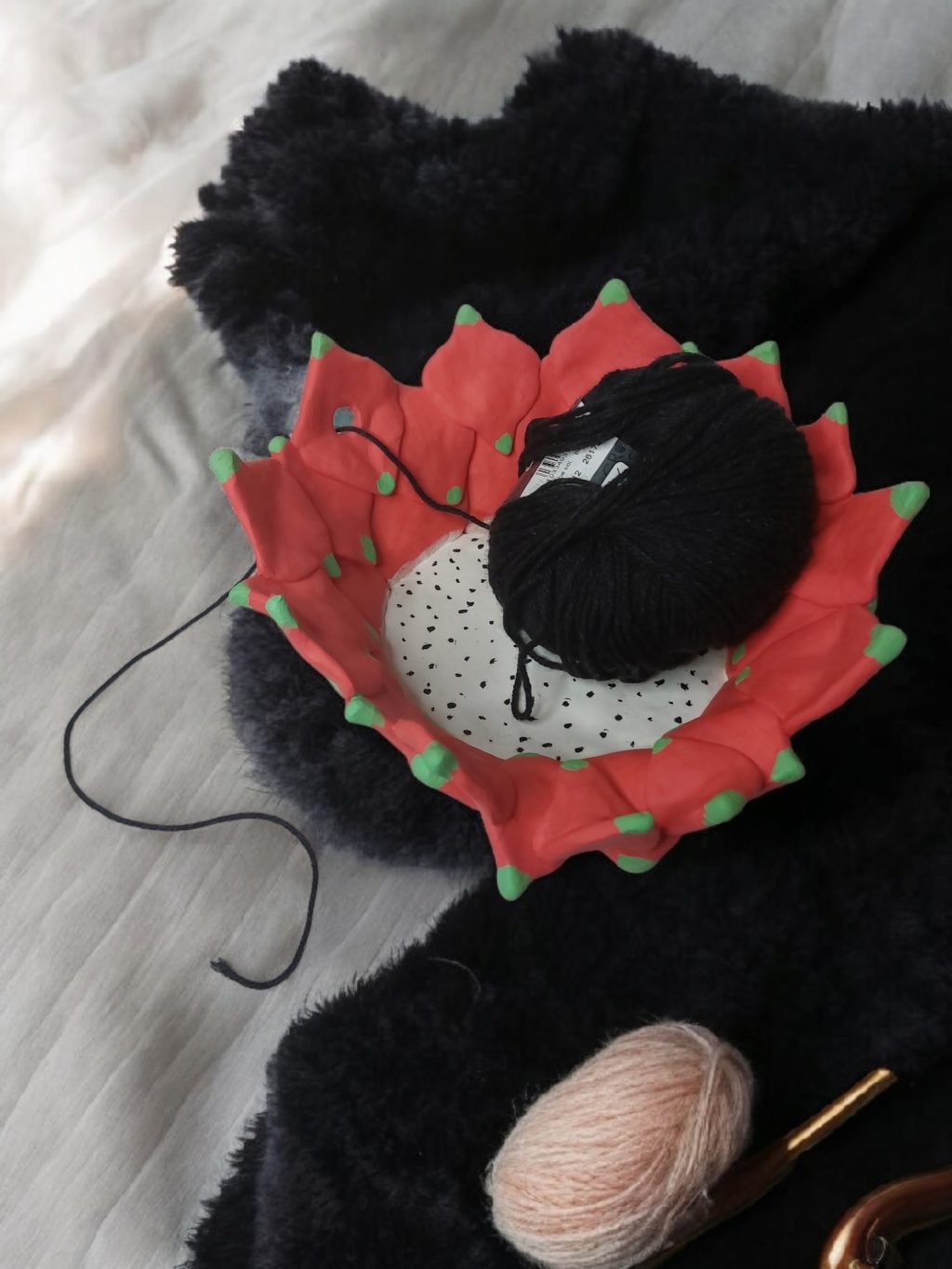 Кашпо для пряжи питахайя