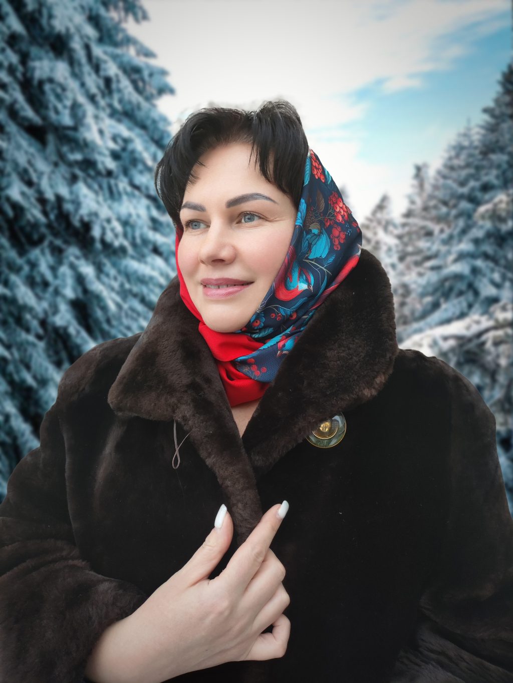 Платок косынка