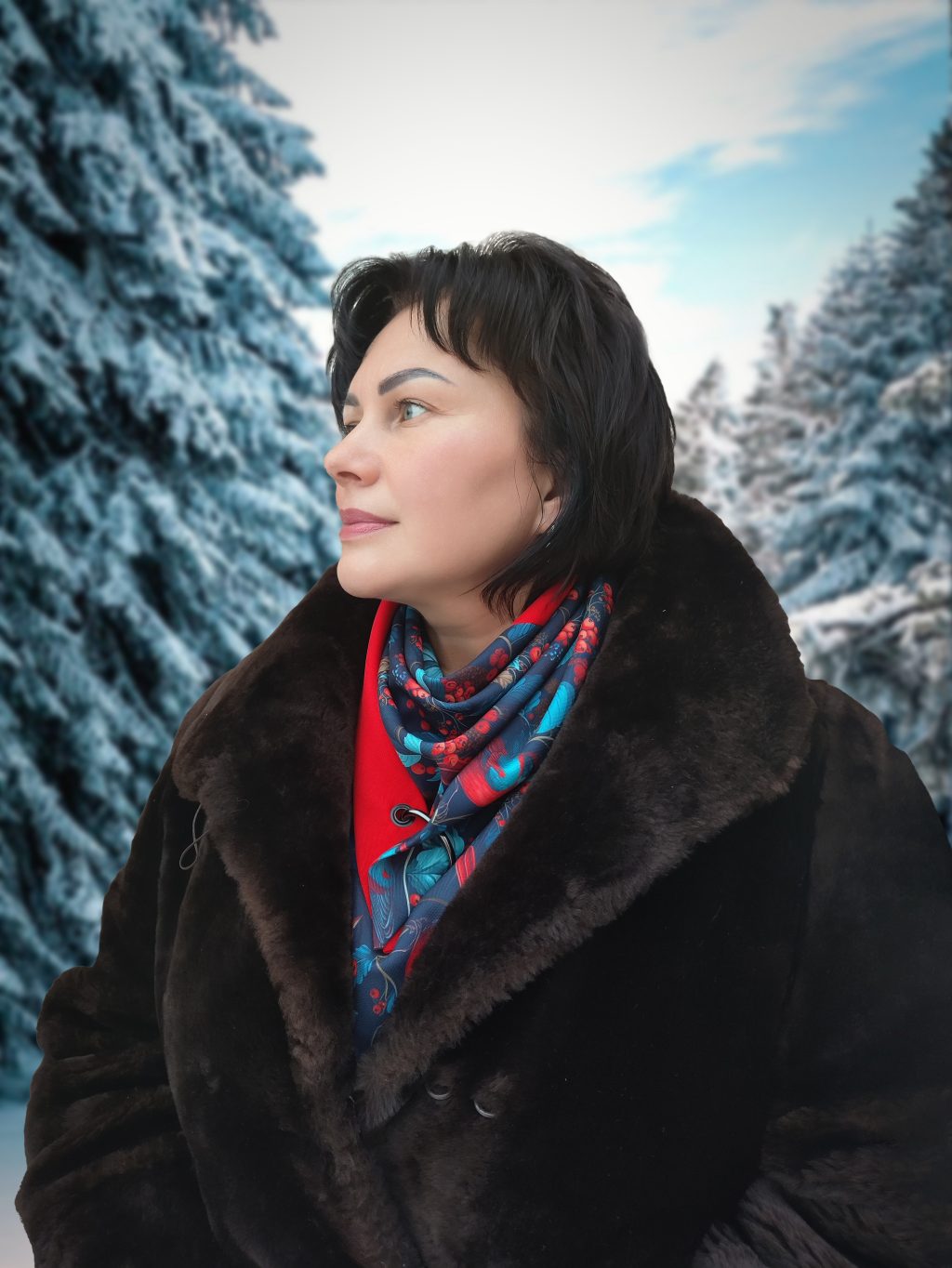 Платок косынка